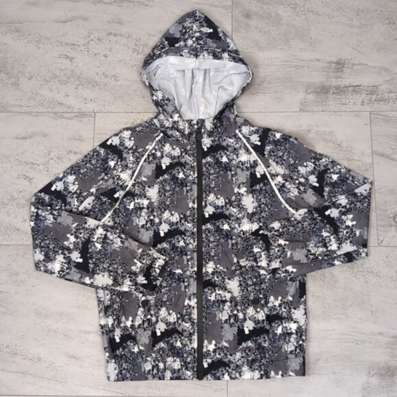 Hunter X Target Performance Windbreaker Jacket Digital Camouflage Hooded Spring - Picture 4 of 14
